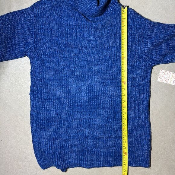 NWT MSRP $128 Free People Eleven Sweater in Blue Women's Size XS - Picture 9 of 9